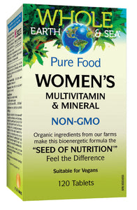 WHOLE EARTH & SEA Womens Multivitamin & Mineral (120 tabs)