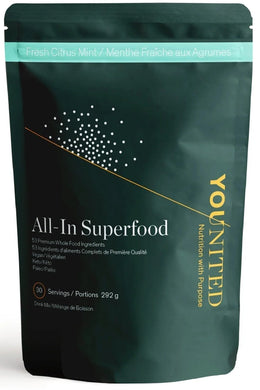 YOUNITED All-In-Superfood (Organic - Citrus Mint - 292 g)