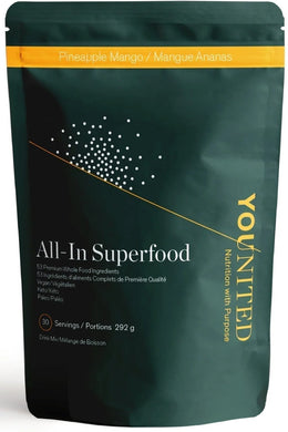 YOUNITED All-In-Superfood (Organic - Pineapple Mango - 292 g)