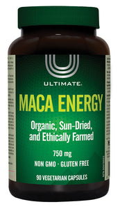 ULTIMATE Maca Energy (750mg - 90 veg caps)