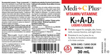 Load image into Gallery viewer, Medi-C Plus Vitamin K2 + A + D3 (30 ml)