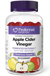 PREFERRED NUTRITION Apple Cider Vinegar (60 gummies)