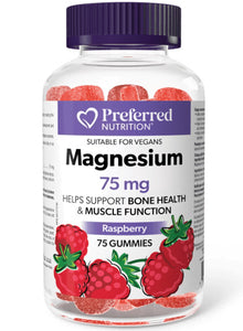 PREFERRED NUTRITION Magnesium (75 mg - 75 gummies)