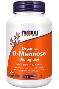 NOW Organic D-Mannose Powder (76 Grams)
