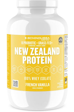 SCHINOUSSA NZ Whey Isolate + Probiotics (Vanilla - 910 gr)