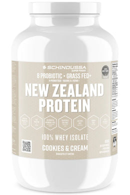 SCHINOUSSA NZ Whey Isolate + Probiotics (Cookies & Cream - 910 gr)