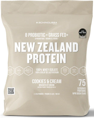 SCHINOUSSA NZ Whey Isolate + Probiotics (Cookies & Cream -2.3 kg)