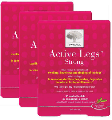 NEW NORDIC Active Legs (Blood Circulation - 30 tabs) 3-Pack