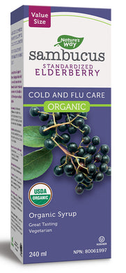 SAMBUCUS Organic Elderberry Cold & Flu Syrup (240 ml)