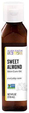 AURA CACIA Sweet Almond Pure Skin Care Oil  (118 ml)