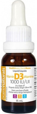 PRAIRIE NATURALS Vitamin D3 Drops (1000 IU - 15 ml )