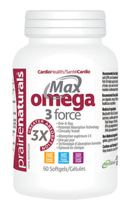 PRAIRIE NATURALS Max Omega Force (60 sgels)