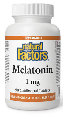 NATURAL FACTORS Melatonin (1 mg - 90 sub tabs)