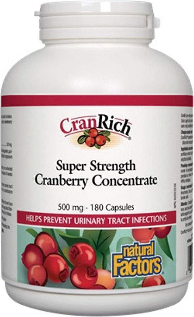 NATURAL FACTORS CranRich (500 mg - 180 caps)