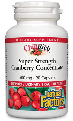 Natural Factors Super Strength Cranberry Concentrate (500 mg - 90 Softgels)