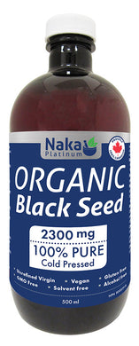 NAKA Platinum Organic Black Seed (2300 mg - 500 ml)