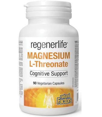 NATURAL FACTORS regenerlife Magnesium L-Threonate (667 mg - 90 vcaps)