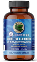 Load image into Gallery viewer, PURE LAB Bioactive Folic Acid Slow Release (60 veg caps)