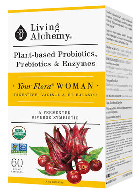 LIVING ALCHEMY Your Flora - Woman (60 vegan caps)