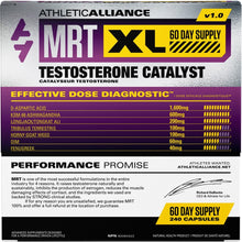 Load image into Gallery viewer, ATHLETIC ALLIANCE MRT XL Testosterone Catalyst (240 caps)