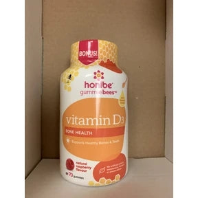 HONIBEE Vitamin D3 - Bone Health (70 Gummies)