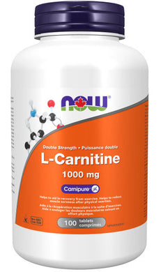 NOW L - Carnitine (1,000 mg - 100 tabs)