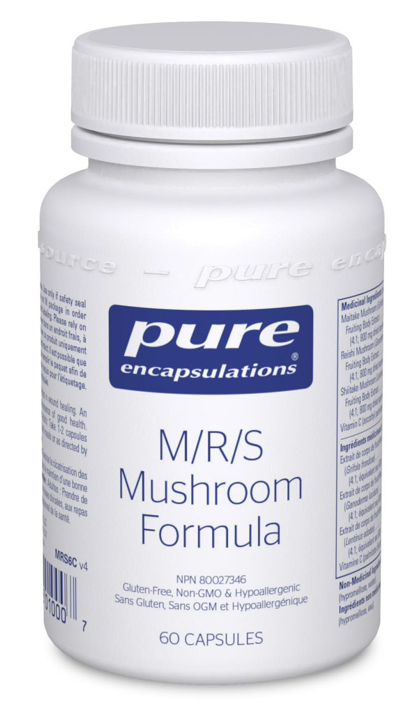 PURE ENCAPSULATIONS M/R/S Mushroom Formula (60 veg caps)