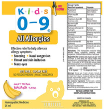 Load image into Gallery viewer, HOMEOCAN Kids 0-9 Allergy (25 ml)