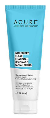 ACURE Clear Charcoal Facial Scrub (118 ml)