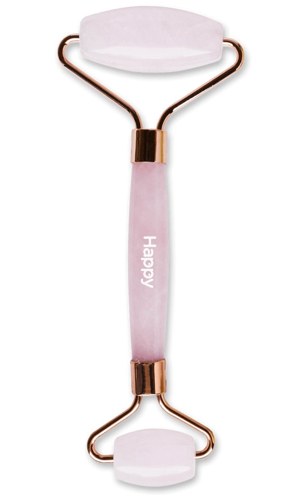 HAPPY NATURAL PRODUCTS Facial Roller - Rose Quartz