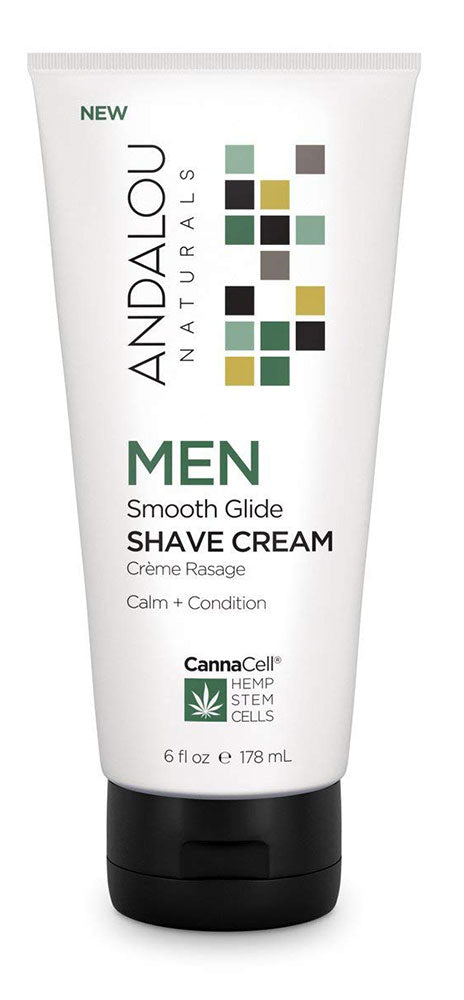 ANDALOU NATURALS Men Smooth Glide Shave Cream (178 ml)
