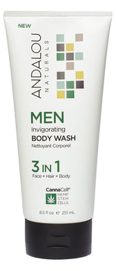 ANDALOU NATURALS Men Invigorating Body Wash (251 ml)