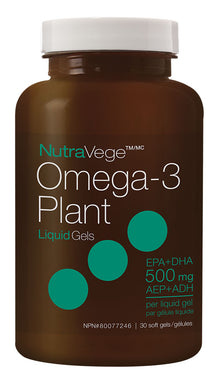 NUTRAVEGE Omega 3 Plant (30 sgels)