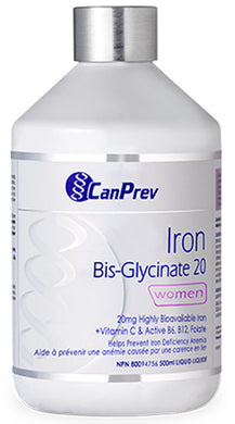 CANPREV Iron Bis-Glycinate 20 Liquid (500 ml)