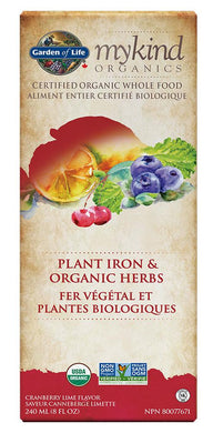 MYKIND Organics Plant Iron & Organic Herbs (240 ml)